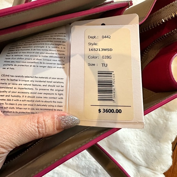 Authentic CELINE Mini Luggage Tote - Picture 13 of 14